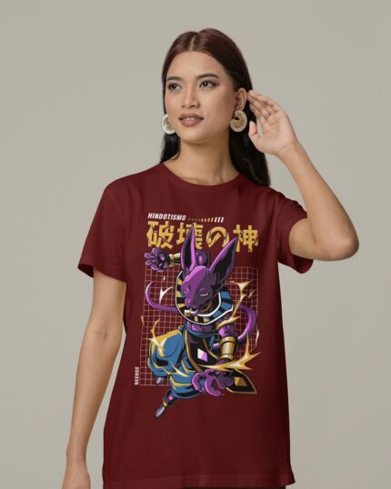 God of Destruction Beerus Women Regular T-shirt