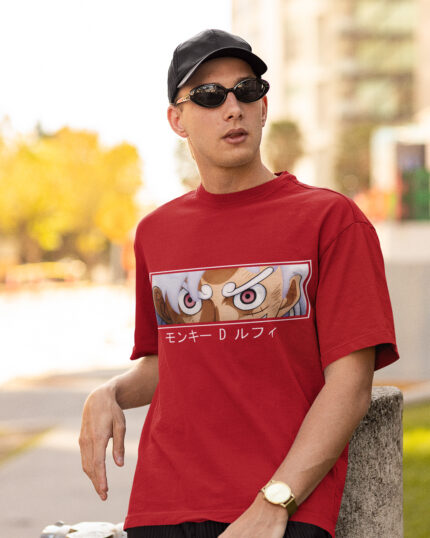 Monkey D Luffy Looking At You Gear 5 - Oversize T-shirt