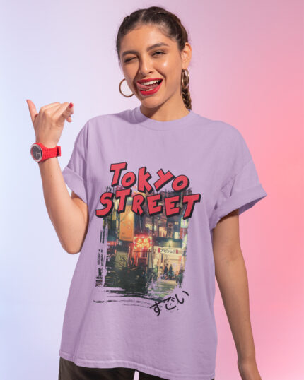 Tokyo Street - Oversized Women T-Shirt
