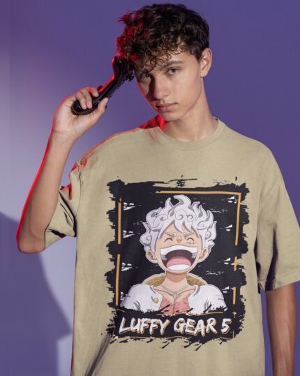 Monkey D Luffy Gear 5 Wanted Poster - Oversize T-shirt