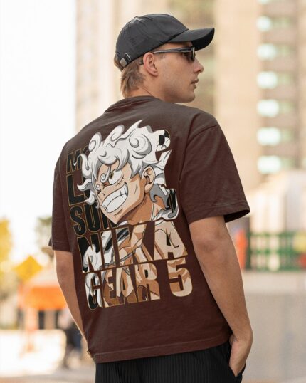 Monkey D Luffy Gear 5 Smile Poster - Oversize T-shirt