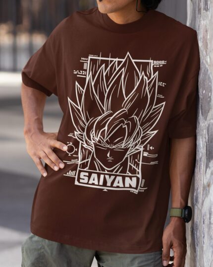 Goku Super Sayian - Oversized T-shirt By Nonsense Tee