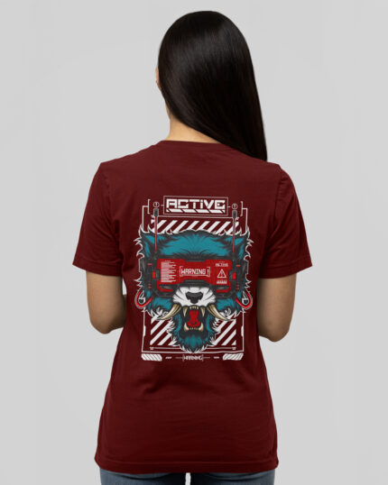 Cyber Bear Warning - Regular Women T-shirt