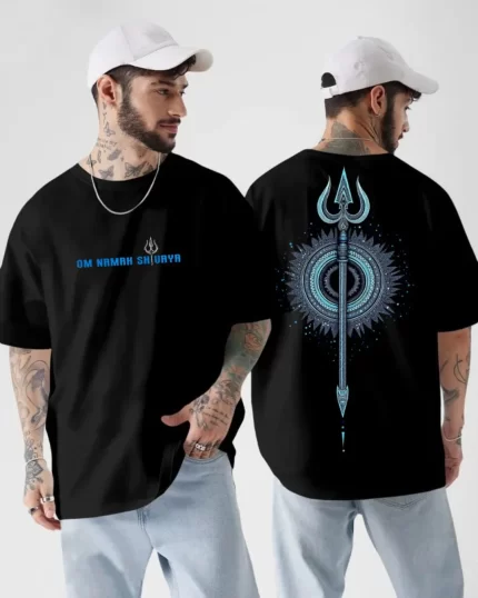 OM NAMHA SHIVAYE - Divine God Collection Oversize T-shirt By Nonsensetee